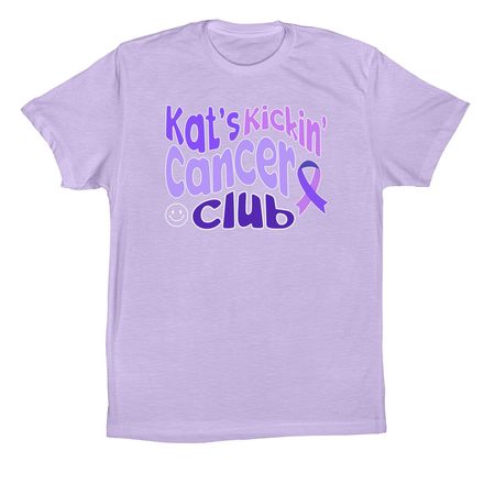 Team Kat, a Dark Lavender Premium Cotton Tee