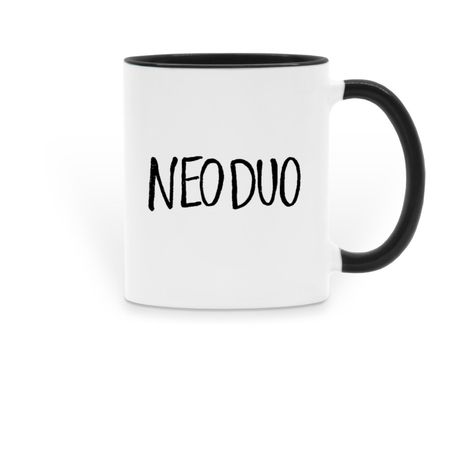 Classic Logo Mug, a Black Two-Tone Ceramic Mug