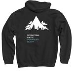 International Genetic Epidemiology Society 26, a Black Pullover Hoodie (back-view)