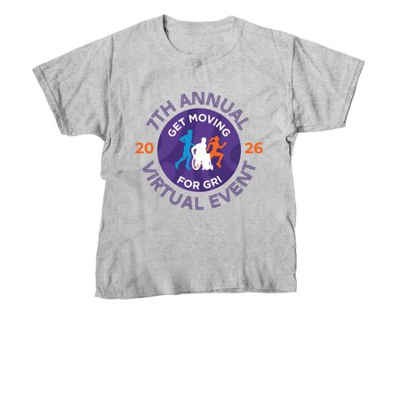 Get Moving for GRI 2026!, a Sport Grey Youth Unisex Tee