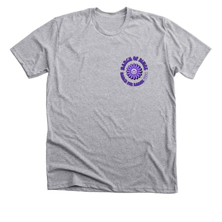 March for Babies 2024, a Athletic Heather Premium Unisex Tee
