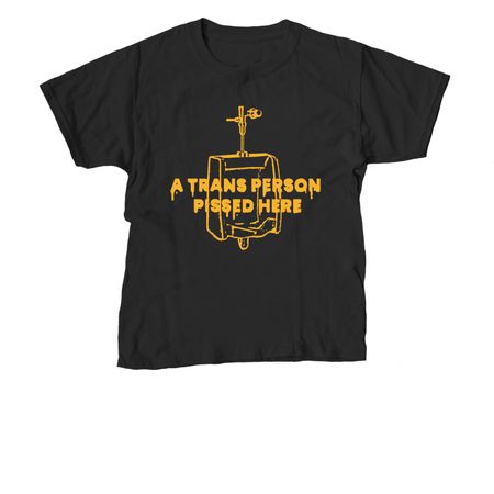Urinal in ALL Yellow&nbsp;, a Black Youth Unisex Tee