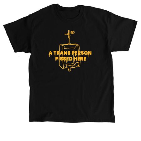 Urinal in ALL Yellow&nbsp;, a Black Classic Unisex Tee