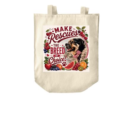 Make Rescues The Breed Of Choice With Fruity&nbsp;, a Natural Over-the-Shoulder Shopping Tote Bag