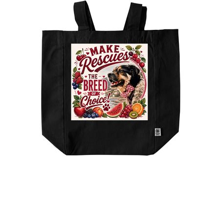 Make Rescues The Breed Of Choice With Fruity&nbsp;, a Black Recycled Cotton Tote Bag