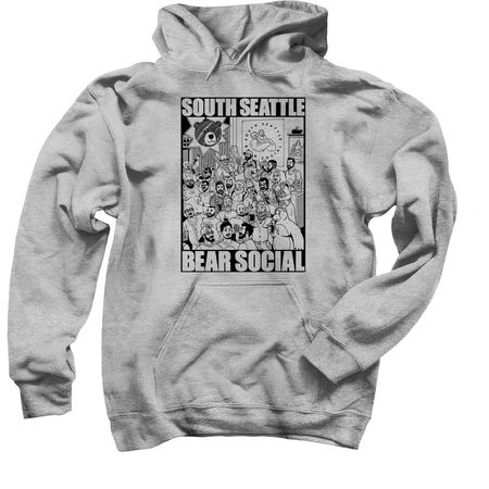 Bear Pride Tee by Cody Shipman, a Sport Grey Pullover Hoodie