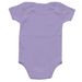 Support Local Farmers Baby (Veggies), a Lavender Infant Onesie (back-view)