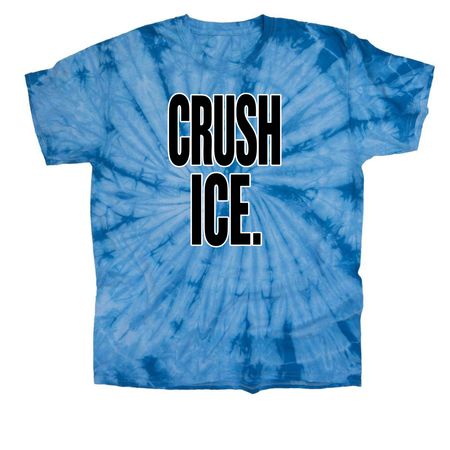 CRUSH ICE, a Baby Blue Classic Tie Dye Tee