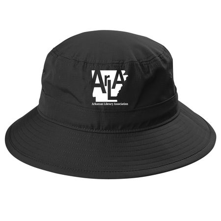 ArLA Hats, a Black Printed UV Bucket Hat