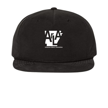 ArLA Hats, a Black Printed Umpqua Snapback Cap
