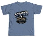 Challenge Years Are The Best Years!, a Blue Jean Comfort Colors Unisex Tee (back-view)