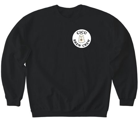 CICU Boo Crew - 2nd Annual, a Black Softstyle Crewneck Sweatshirt