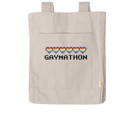 Gaymathon Tote Bag, a Pumice Reclaimist Everywhere Tote Bag