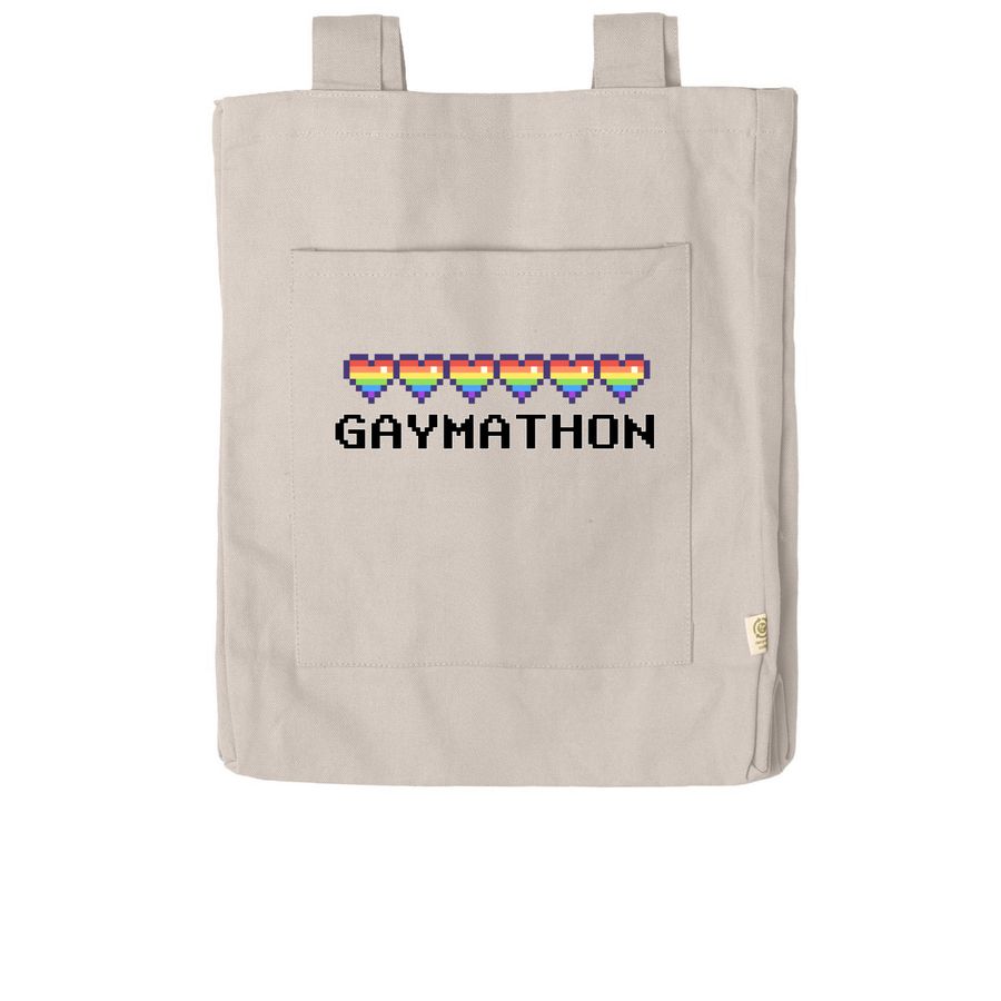 Gaymathon Tote Bag, a Pumice Reclaimist Everywhere Tote Bag