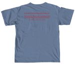 Be Kind to You Mind, a Blue Jean Comfort Colors Unisex Tee (back-view)