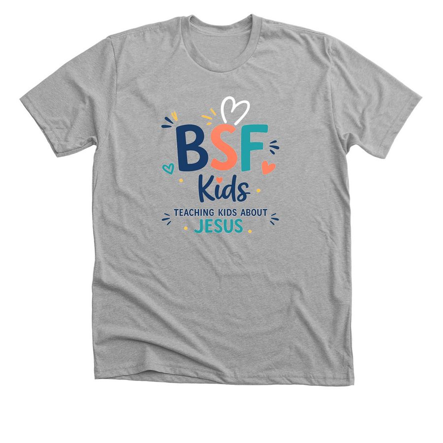 BSF Kids 2026, a Athletic Heather Premium Unisex Tee