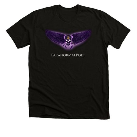 Seal Of The Poet, a Solid Black Blend Premium Unisex Tee