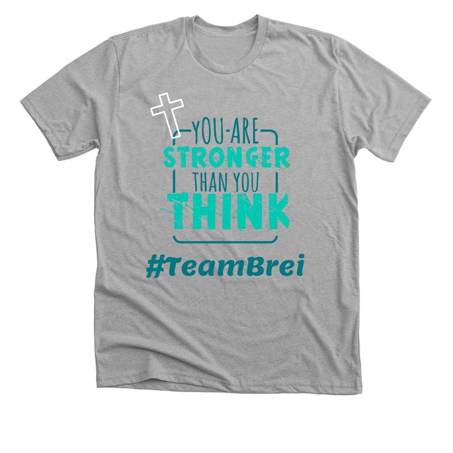 #TeamBrei, a Athletic Heather Premium Unisex Tee