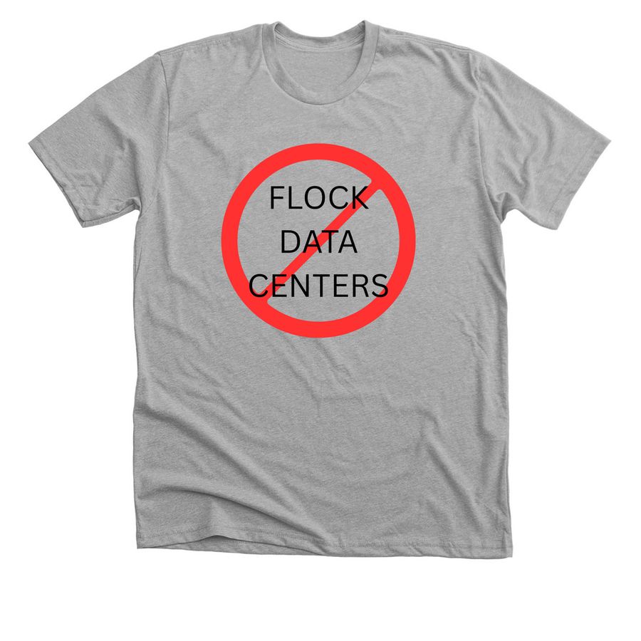 Flock Data Centers, a Athletic Heather Premium Unisex Tee