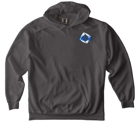 Wake Forest DECA Classic Hoodie, a Pepper Comfort Colors Pullover Hoodie