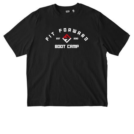 Fit Forward Gear, a Black Stanley/Stella Unisex Freestyler Heavyweight Tee