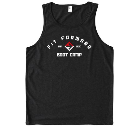 Fit Forward Gear, a Deep Black Allmade Eco Triblend Tank