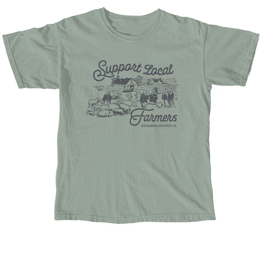 Support Local Farmers | Escambia, a Bay Comfort Colors Unisex Tee