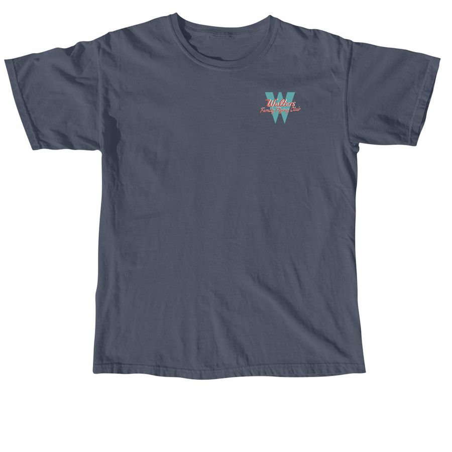 Walters Family Flying Club, a Denim Comfort Colors Unisex Tee