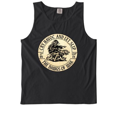 Reaper Patch, a Black Comfort Colors Tank Top