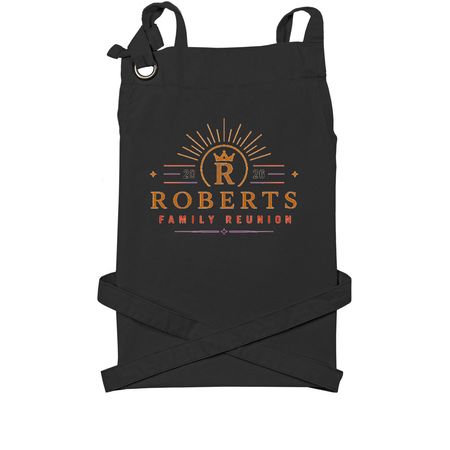 Roberts Apron&nbsp;, a Black Cotton Canvas Pocket Apron