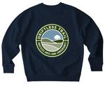 On the Trail, a French Navy Stanley/Stella Unisex Changer 2.0 Crewneck Sweatshirt (back-view)