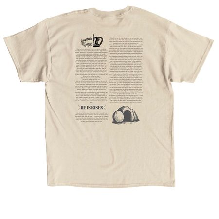 the Gospel collection (gray), a Sand Classic Unisex Tee