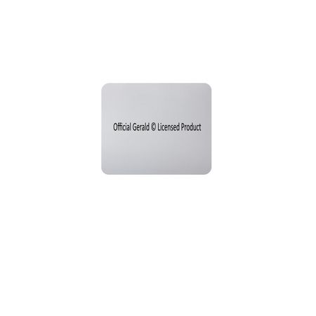 official gerald licensed product mowce phad, a White Full Color Mouse Pad