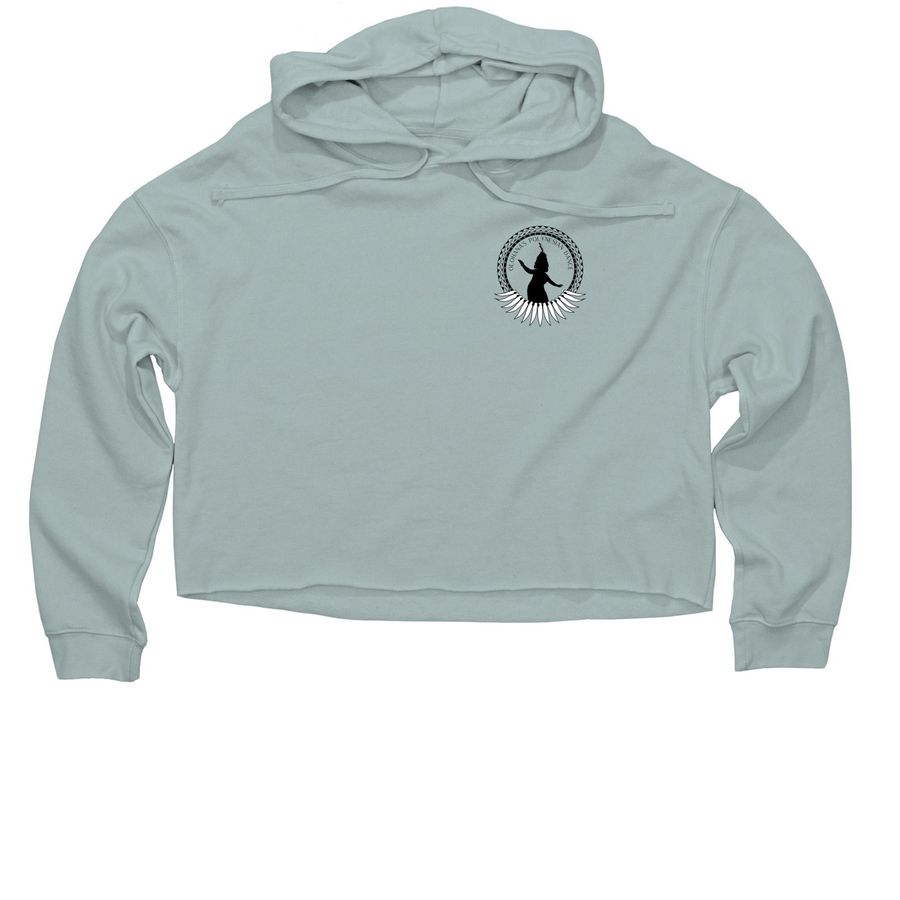 Taupou Crop & Zip Up Hoodies, a Sage Women?s Lightweight Cropped Hoodie