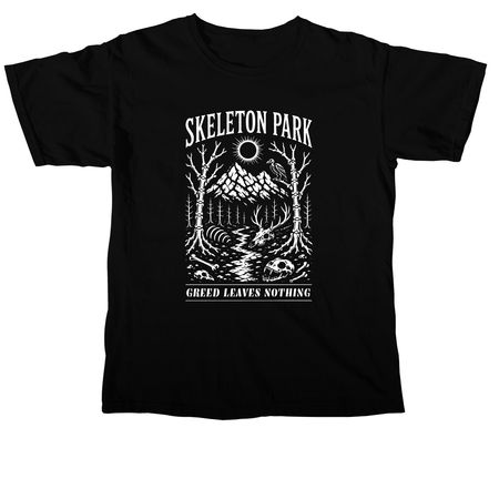 Skeleton Park, a Black Comfort Colors Unisex Tee
