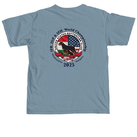USRC 2025 WORLD TEAM&nbsp;, a Ice Blue Comfort Colors Unisex Tee