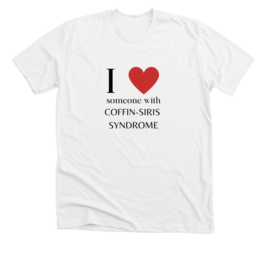 I love someone with CSS&nbsp;, a Solid White Blend Premium Unisex Tee