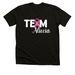 Team Aliecia (white), a Solid Black Blend Premium Unisex Tee