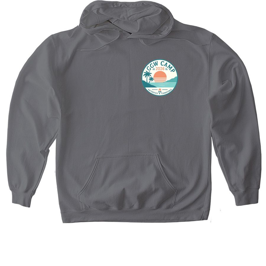 GGW Camp, a Charcoal Gildan Softstyle Pullover Hoodie