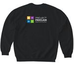 proclamation T-Shirts, a Black Softstyle Crewneck Sweatshirt (back-view)