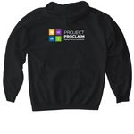 proclamation T-Shirts, a Black Gildan Softstyle Pullover Hoodie (back-view)