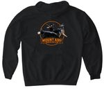 Mount Airy Working Dog Club, a Black Gildan Softstyle Pullover Hoodie (back-view)