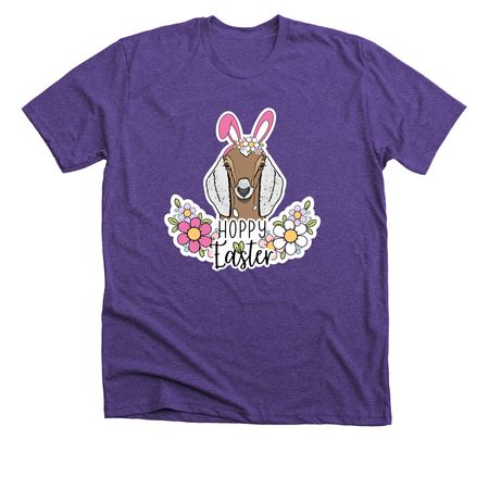 Hoppy Easter, a Heather Team Purple Premium Unisex Tee