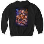 Classic Shirt, a Black Gildan Softstyle Pullover Hoodie (back-view)