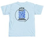 KMT2B Dystonia Foundation, a Chambray Comfort Colors Unisex Tee (back-view)