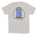 KMT2B Dystonia Foundation, a Solid Athletic Grey Premium Cotton Tee (back-view)