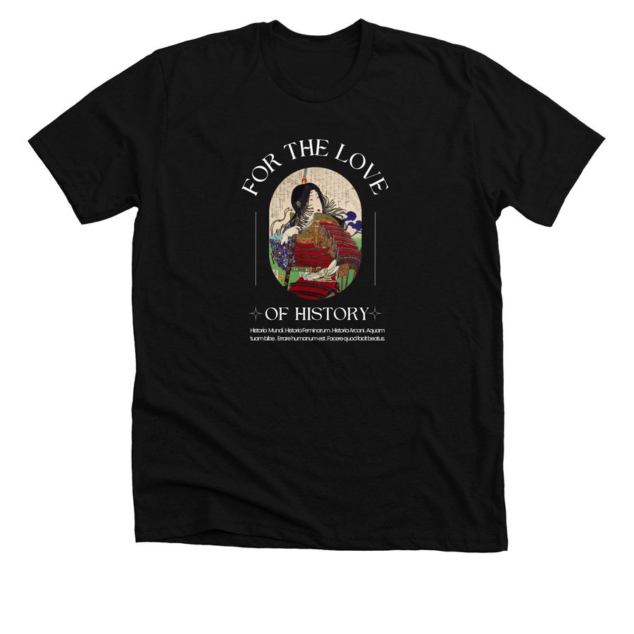 Global Fund For Women! (Tomoe Gozen), a Solid Black Blend Premium Unisex Tee