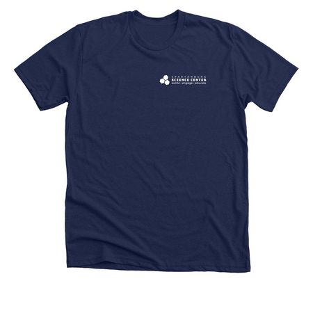 Spartanburg Science Center, a Solid Navy Blend Premium Unisex Tee