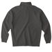 Blackout Front only, a Asphalt Midweight Quarter Zip Pullover (back-view)