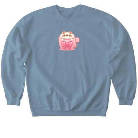 Joceys Lil Cozies, a Stone Blue Softstyle Crewneck Sweatshirt